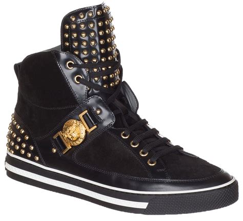 versace high top sneakers men's|high top versace sneakers men.